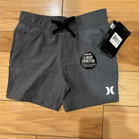 Hurley Charcoal Stretch Shorts - Picture 1 of 3
